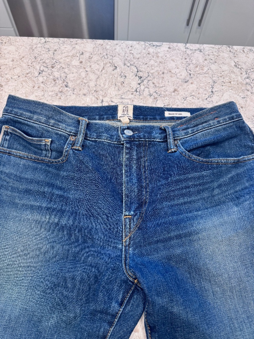 HIROSHI KATO - THE HAMMER STRAIGHT- RAIN 10.5OZ SELVEDGE ( MADE IN USA SIZE 34)